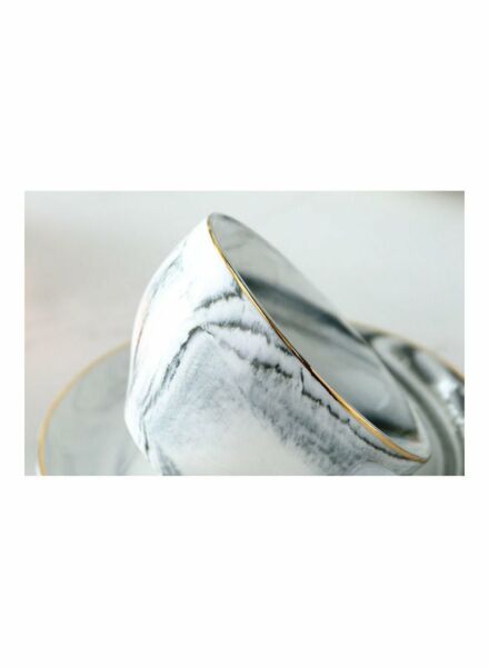 طقم فناجين قهوة بتصميم رخامي