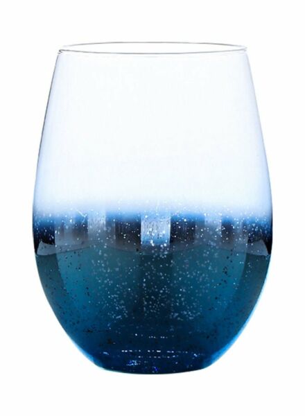 كاسة زجاجية - ازرق