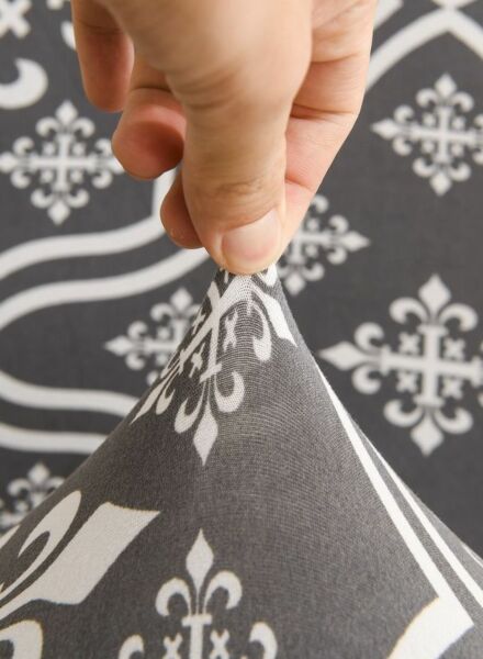 غطاء كرسي مطاطي كلاسيك - رمادي