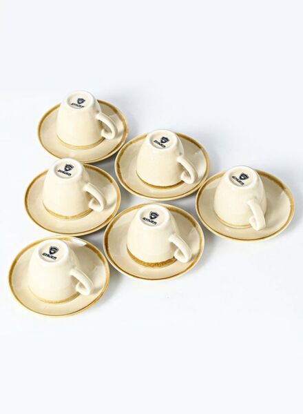 طقم تقديم قهوة تركية - 12 قطعة