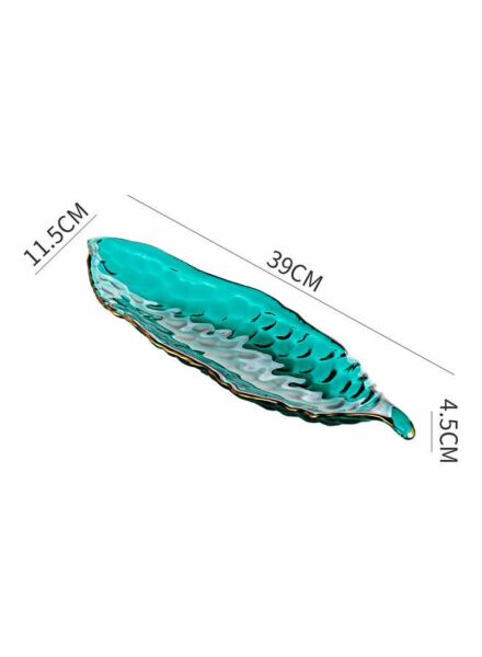 طبق تقديم على شكل بازلاء - أخضر
