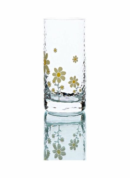 كأس المطروق اللامع بطبعة زهرة دوار الشمس