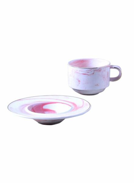 كوب وصحن للقهوة قونال