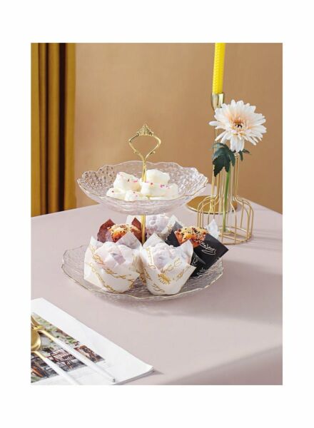 حامل كيك وحلويات - شفاف