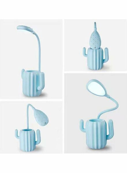 مصباح طاولة مزود بحامل أقلام