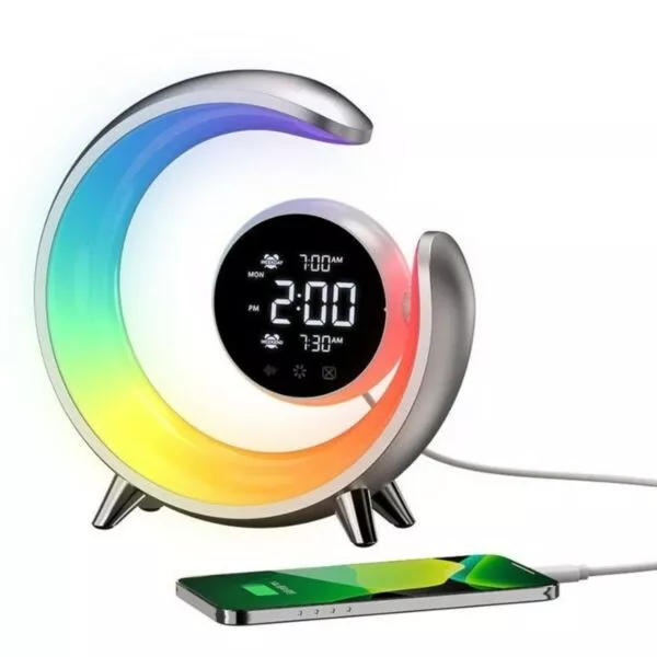 ساعة ذكية RGB مع منبه وتقويم باليرم