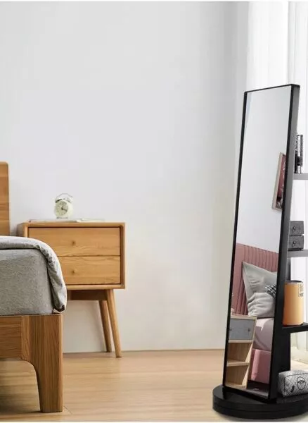 مراه ستاند دوارة مع مساحة تخرين ليكزس