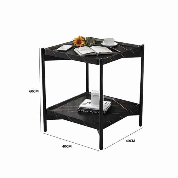 طاولة جانبية فانتج - اسود
