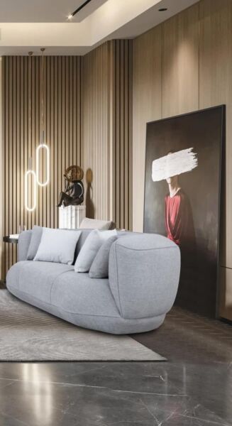 كنبة ثلاثية يونيفيرسال لايت - رمادي