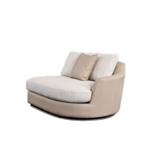 كنبة ثلاثي قطعتين كلارا - بني فاتح