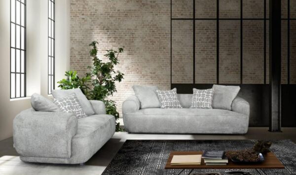 كنبة ثنائية ميلانو - رمادي