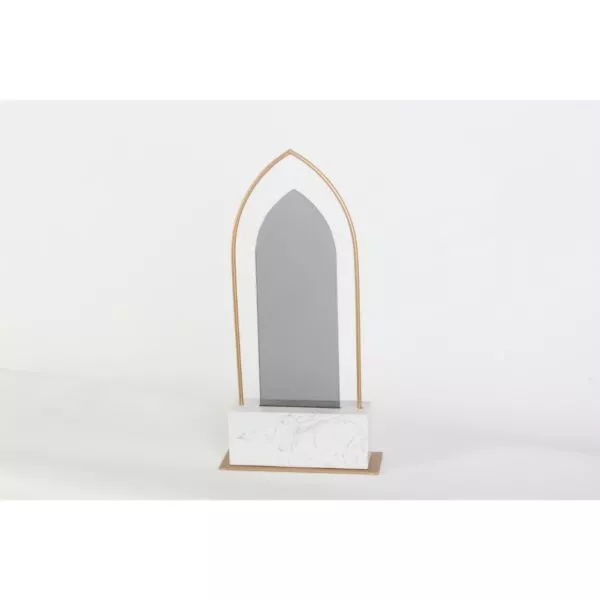ديكور طاولة غلانس - اسود