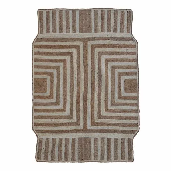 سجادة آهان حياكة يدوية 150x230 - بني وبيج