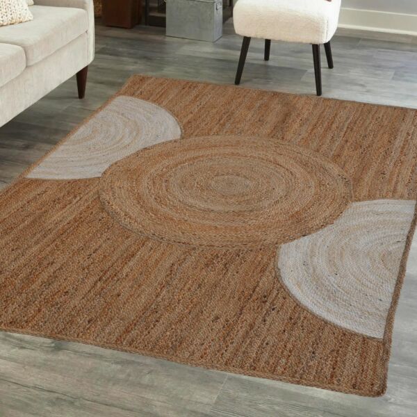 سجادة بينين حياكة يدوية 150x230 - بني وبيج فاتح