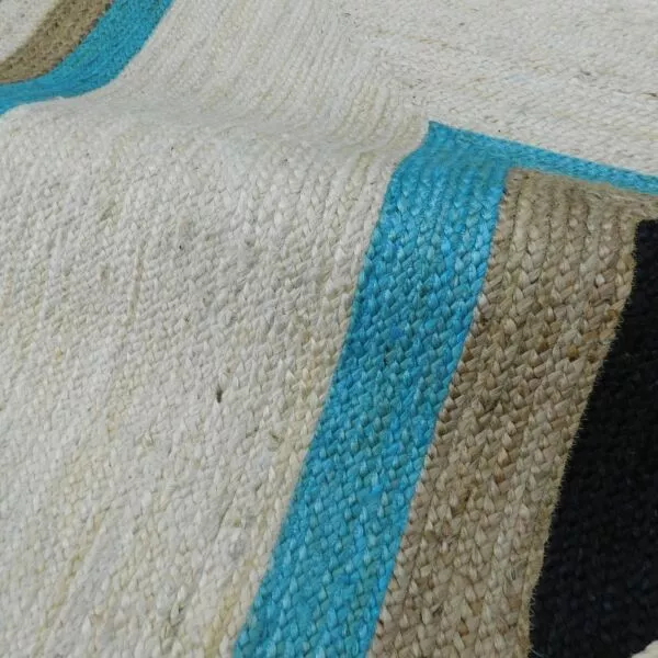 سجادة أرتيسان حياكة يدوية 150x230 - بيج فاتح ومتعدد الالوان