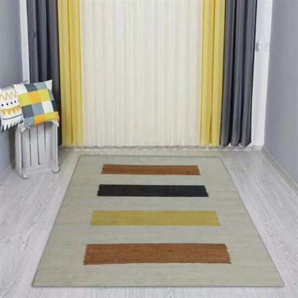 سجاد ارتسان 230X150 سم حياكة يدوية - بيج ومتعدد الالوان