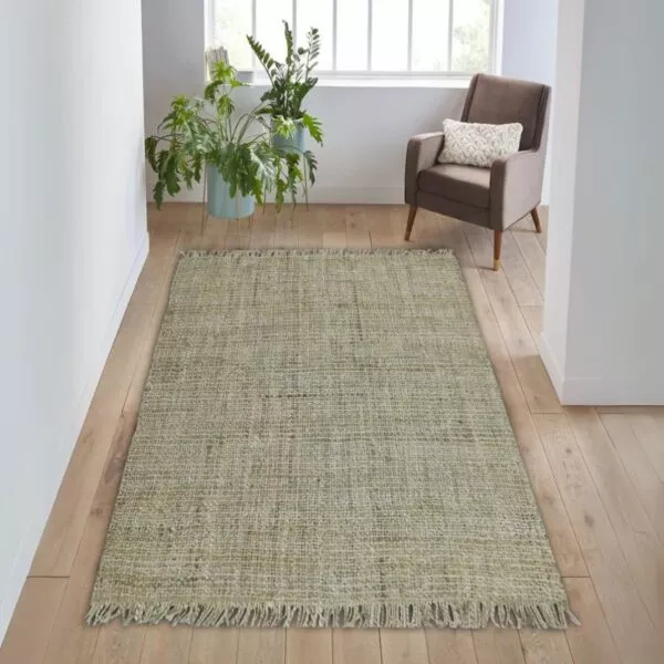 سجادة ميريكال 230X150 سم حياكة يدوية - بيج