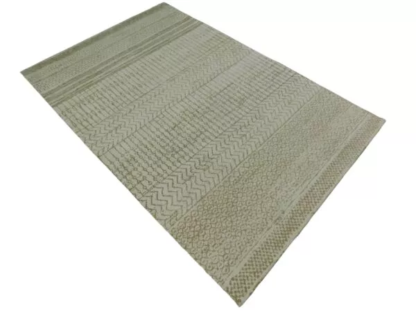 سجادة هوقا 200x300 سم حياكة يدوية - بيج فاتح