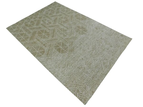 سجادة شينو 150x230 سم حياكة يدوية - بيج فاتح وكريمي