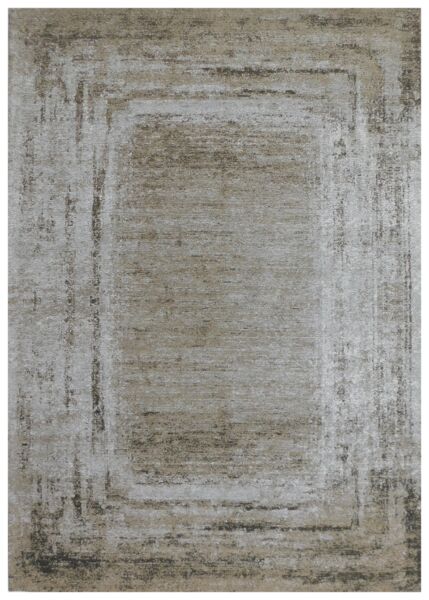 سجادة شينزو 150x230 سم حياكة يدوية - بيج ومتعدد الالوان