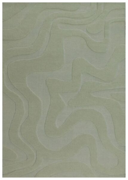 سجادة كايلي 150x230 سم حياكة يدوية - اخضر فاتح