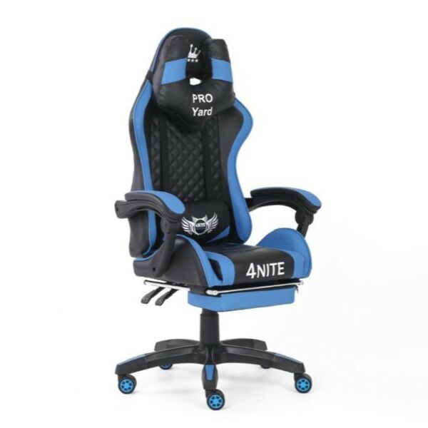 كرسي ألعاب جيمر بينار - اسود وازرق