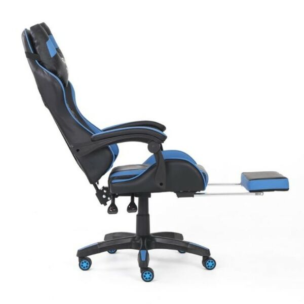 كرسي ألعاب جيمر بينار - اسود وازرق