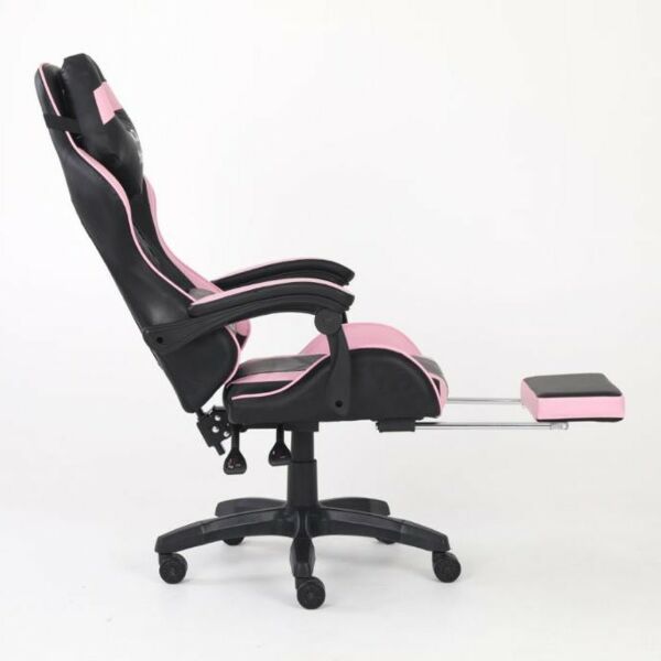 كرسي ألعاب جيمر بينار - اسود ووردي