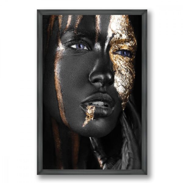 لوحة قماشية مودرن بتصميم فتاة رونزا