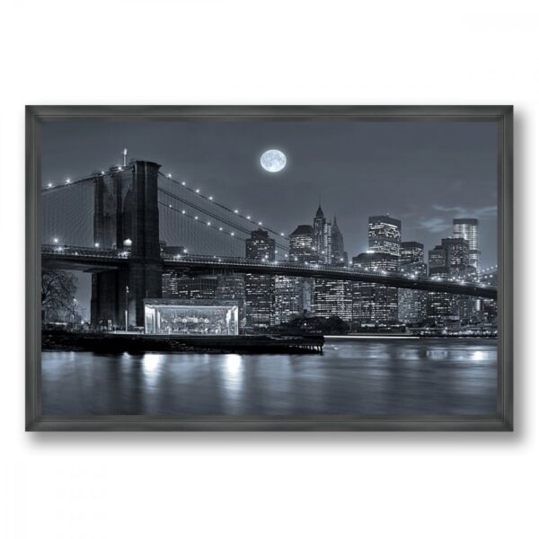 لوحة قماشية مودرن بتصميم جسر معلق