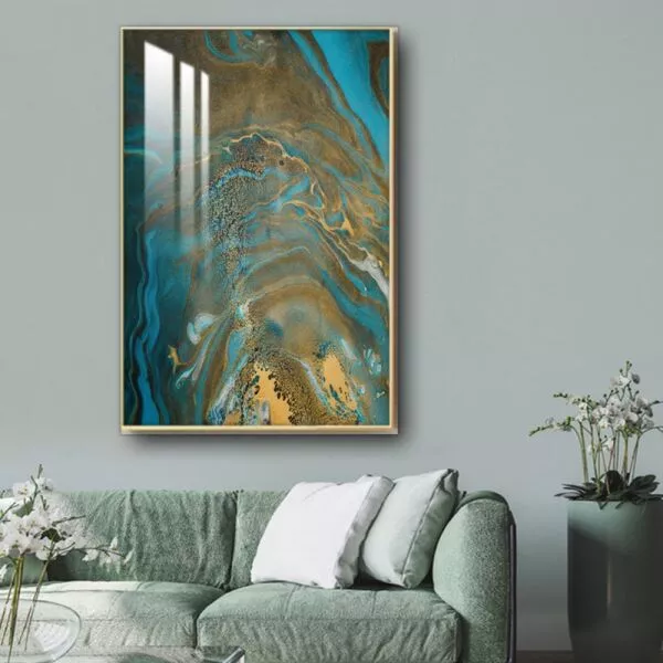 لوحة جدارية كوزمو بلو - 80x120 سم