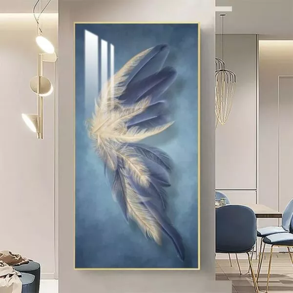 لوحة جدارية فيذرس - 80x120 سم