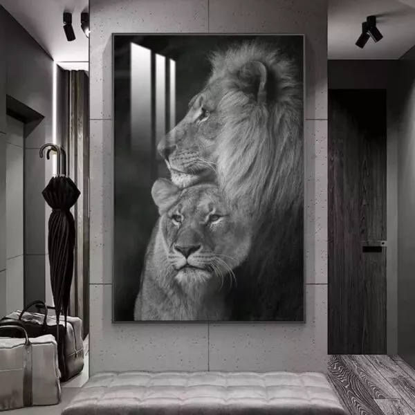 لوحة جدارية ليونز - 80x120 سم