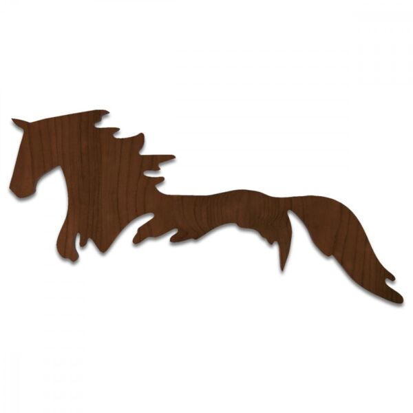 لوحة خشبية مودرن بنقش حصان