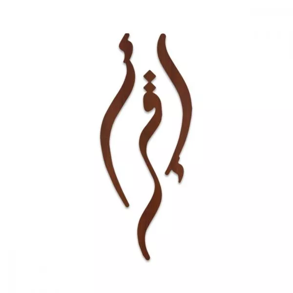 منحوتة خشبية بتصميم إقرأ