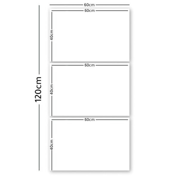 طقم لوحات 120x60 سم كتابة اسلايمة