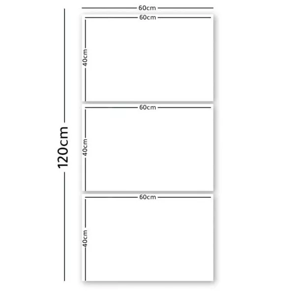 طقم لوحات 120x60 سم كتابة اسلايمة