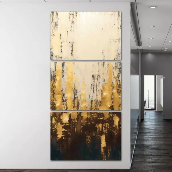 طقم لوحات 120x60 سم فلورا