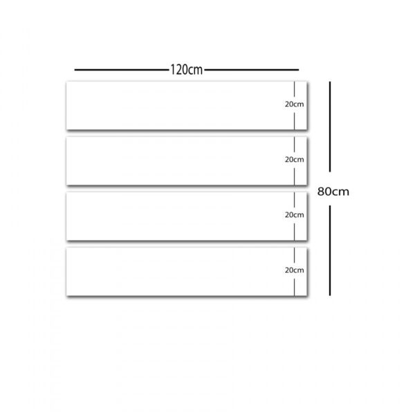 لوحة قماشية إسلامية بتصميم كفارة المجلس اربع قطع