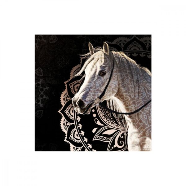 لوحة ديكور قماشية مودرن بتصميم حصان