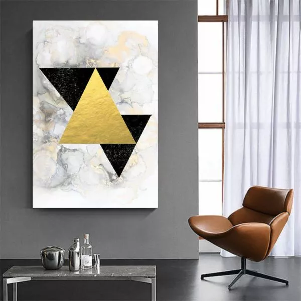 لوحة ديكور قماشية بتصميم رسم تجريدي كلاود