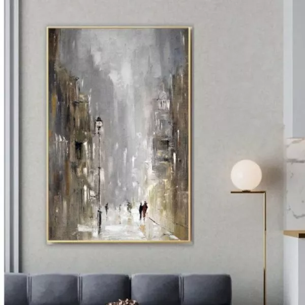 لوحة قماشية كلاسيك سيتي - 80x120 سم