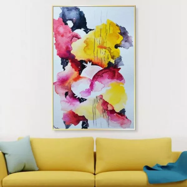 لوحة قماشية مودرن اكيلا - 80x120 سم