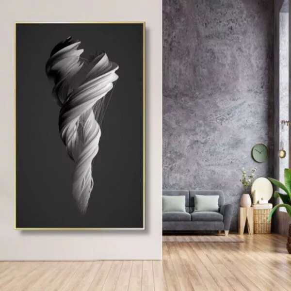 لوحة قماشية بتصميم مودرن مارلي - 80x120 سم