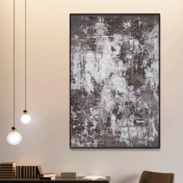لوحة قماشية بتصميم مودرن راندوم - 80x120 سم