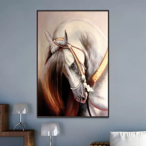 لوحة قماشية ساد هورس - 80x120 سم
