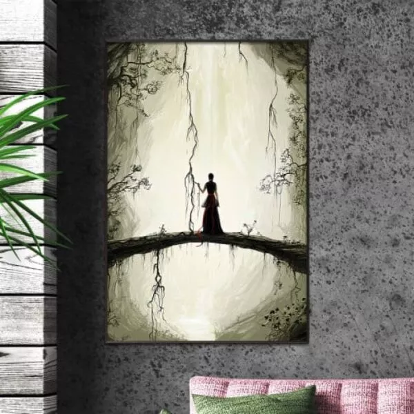 لوحة قماشية بتصميم مودرن سيلفيا - 80x120 سم