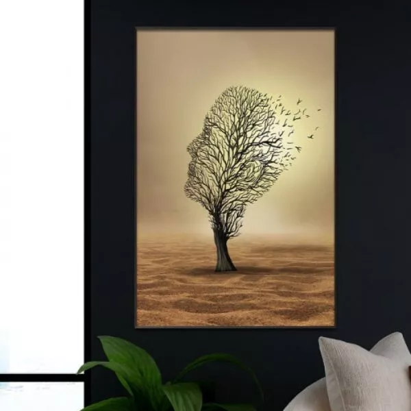 لوحة قماشية بتصميم مودرن ثوتس - 80x120 سم