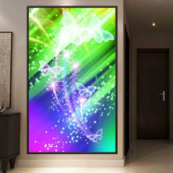 لوحة قماشية ذا باترفلايز - 80x120 سم