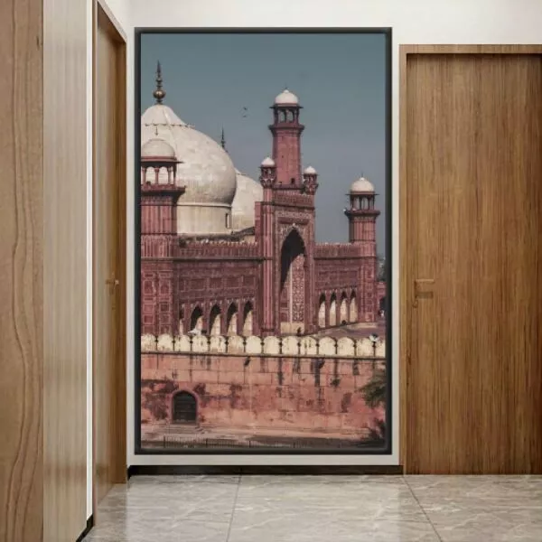 لوحة مسجد بادشاهي - 80x120 سم